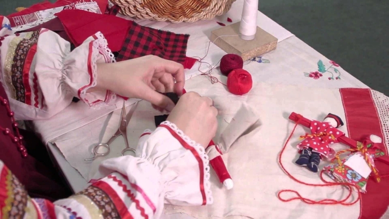 Мастер-класс «Зимние куклы славян» Культура Калужской области