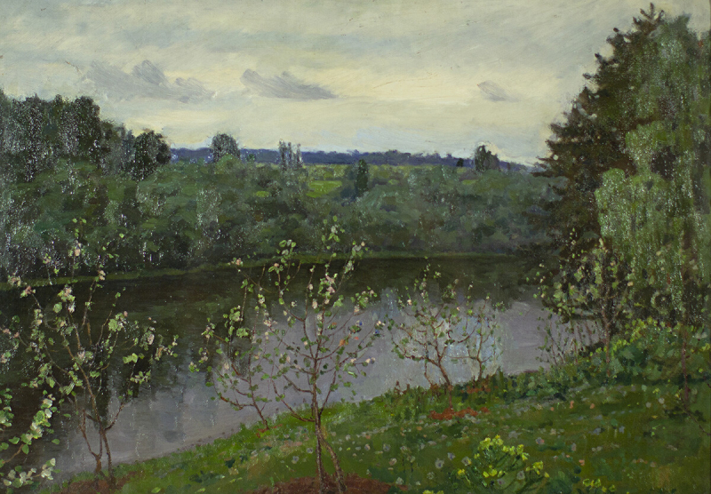 Выставка одной картины Л.И. Бродской «Цветущие яблони» Культура Калужской области