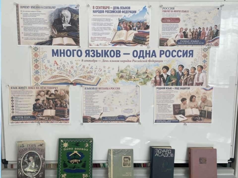 Тематическая выставка ко дню языков народов России «Много языков –одна Россия» Культура Калужской области