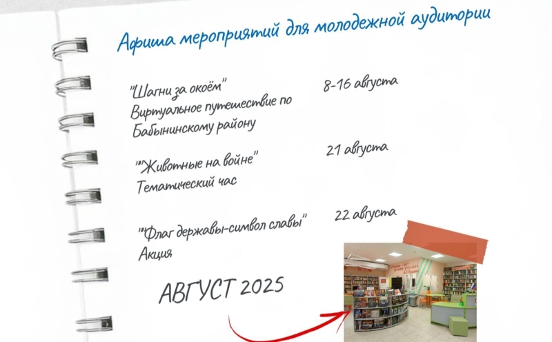 Афиша мероприятий для молодежной аудитории–август 2025 Культура Калужской области