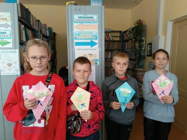 Мастер-класс «Букет для мамы» Культура Калужской области